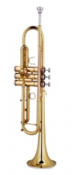 Gold lacquer trumpet